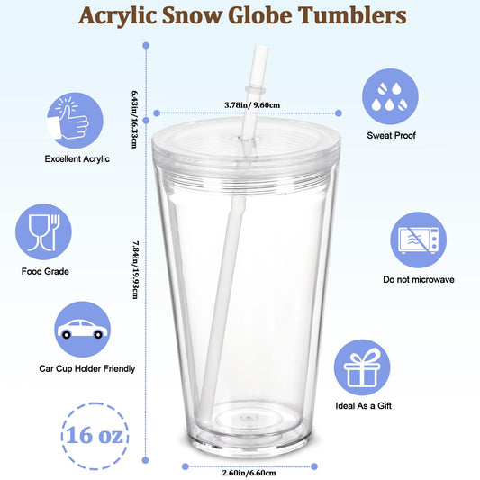 16oz snow globe funnel