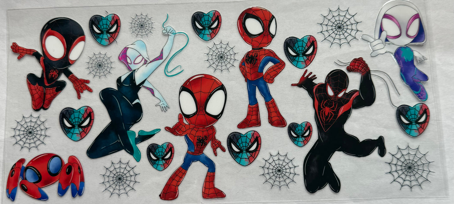 uvdtf transfer wrap Spidey(Spider-Man)