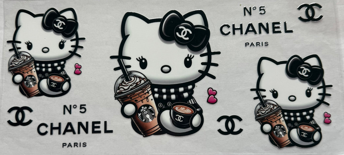 uvdtf transfer wrap Chanel hello kitty Starbucks