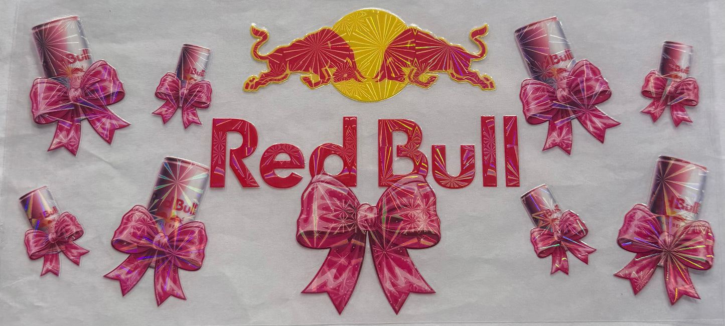 uvdtf transfer wrap Red Bull drinks now