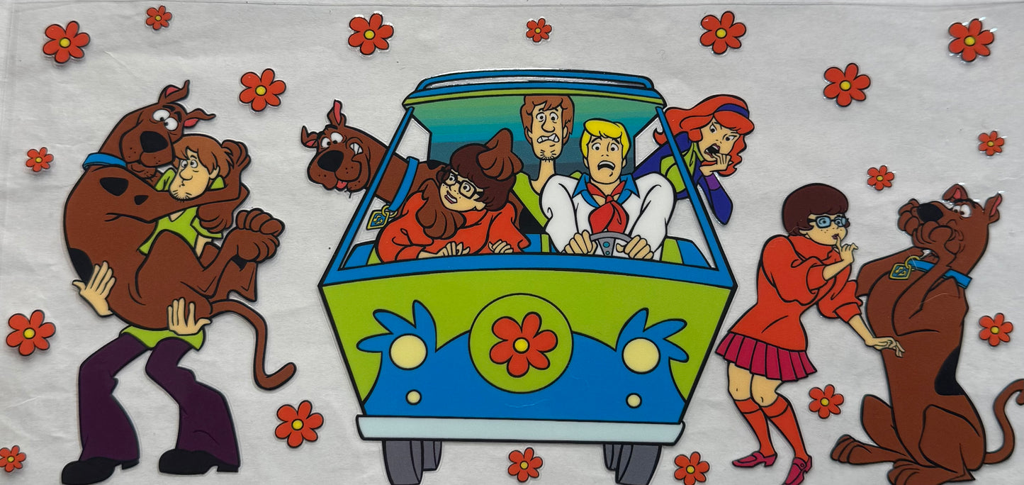 uvdtf transfer wrap Scooby doo van
