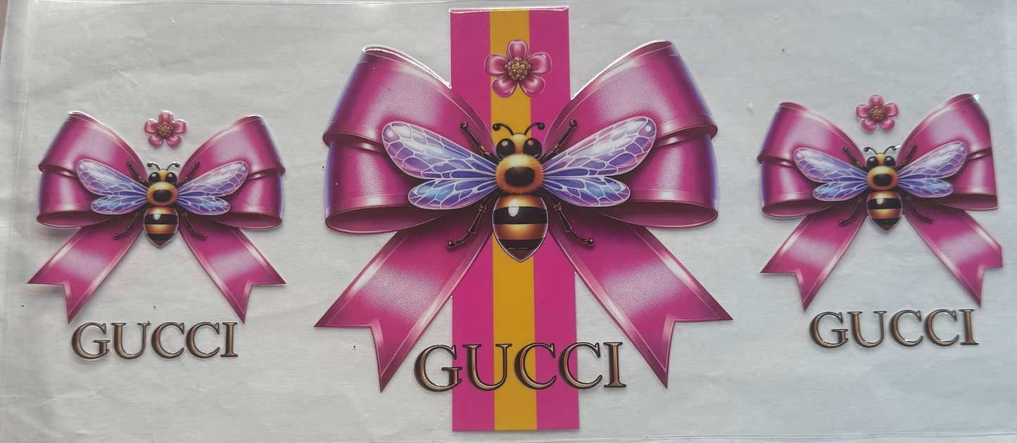 uvdtf transfer wrap gucci bee