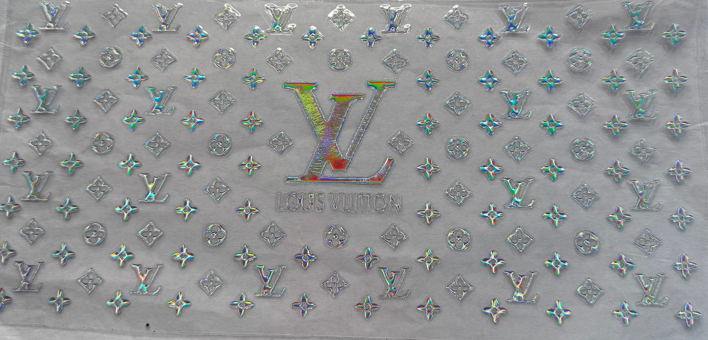 uvdtf transfer wrap holo grey lv