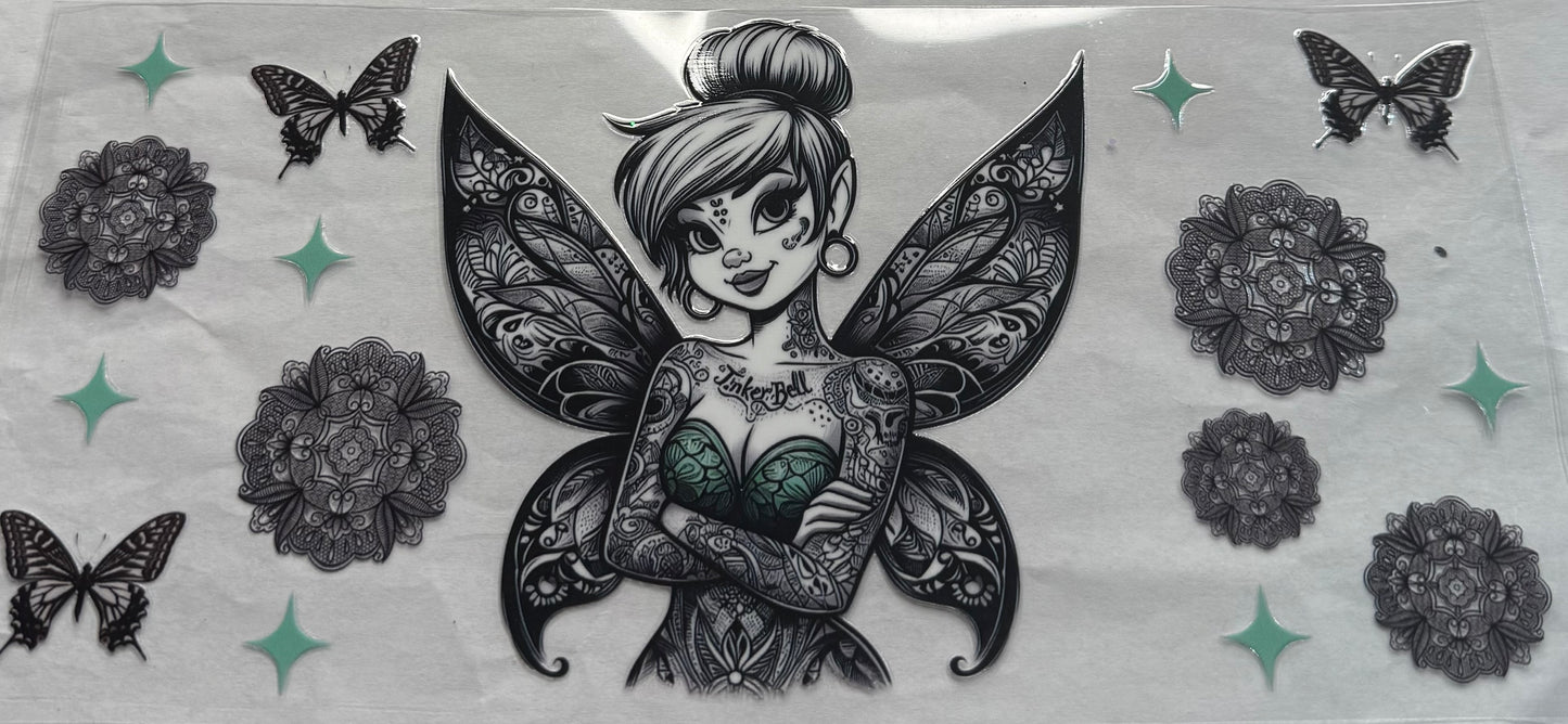 uvdtf transfer wrap tinkerbell tatted