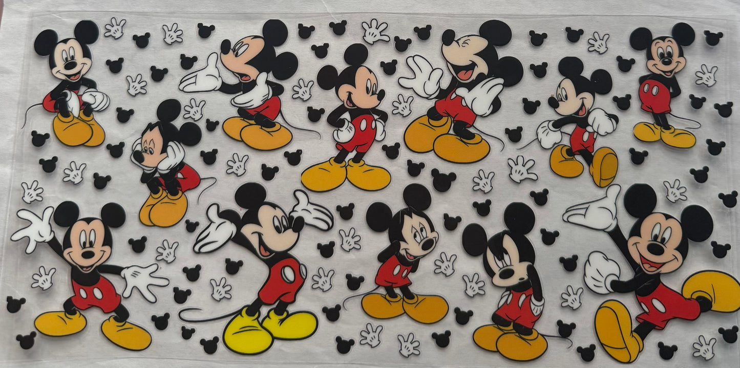 uvdtf transfer wrap Mickey Mouse classic