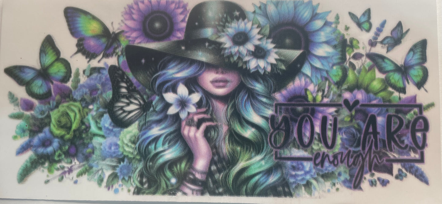 Cup wrap dtf you are enough