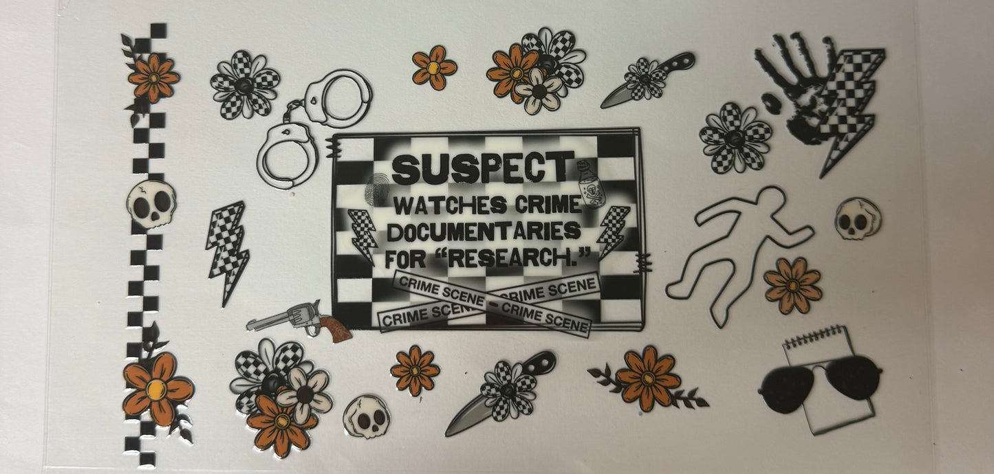 uvdtf transfer wrap suspects watch’s crime shows