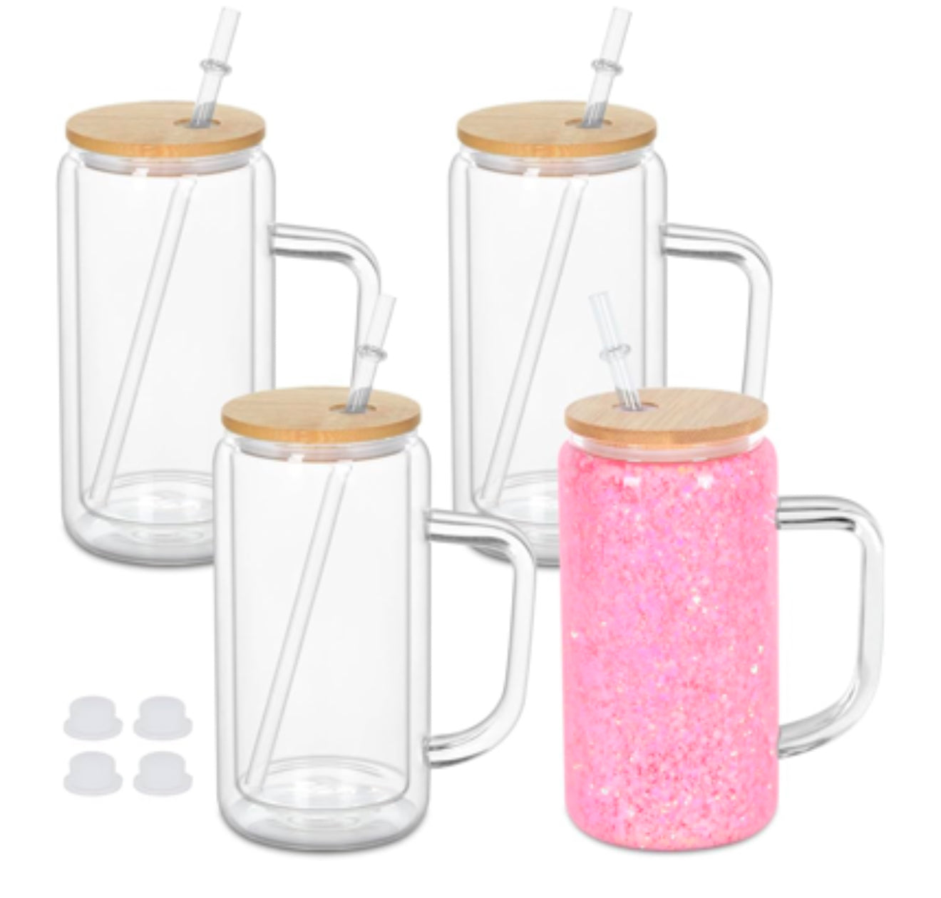 Snow globe tumbler 16oz
