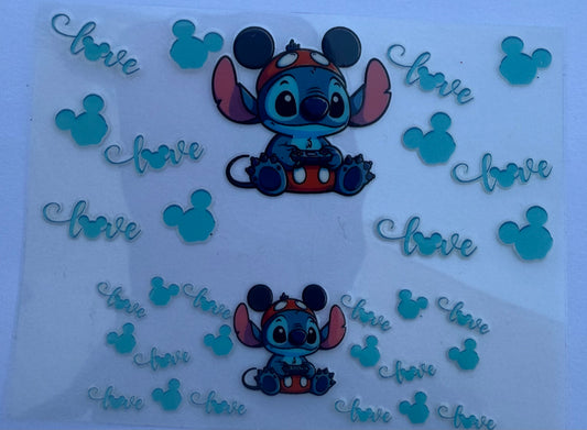 Uvdtf wraps Mini Stanley stitch as Mickey