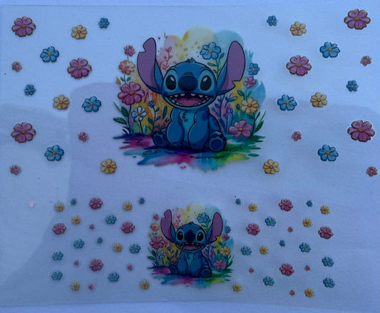 Uvdtf wraps Mini Stanley stitch floral