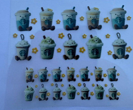 Uvdtf wraps Mini Stanley Starbucks drinks