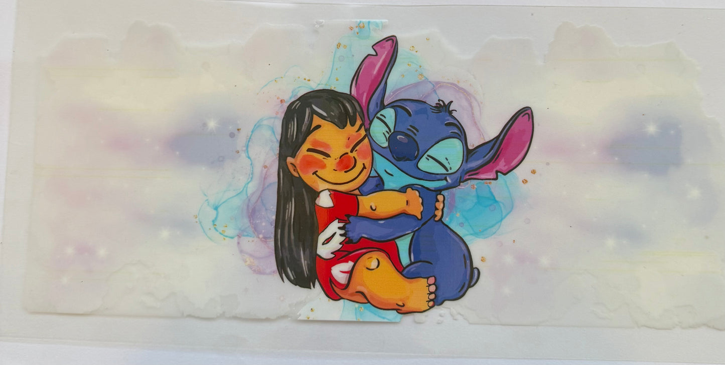 Cup wrap dtf stitch hugging