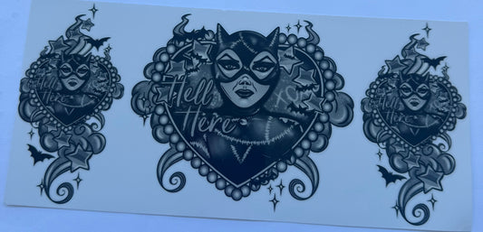 Cup wrap dtf bad princess hell there