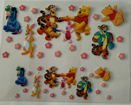 Uvdtf wraps Mini Stanley Winnie the Pooh dancing