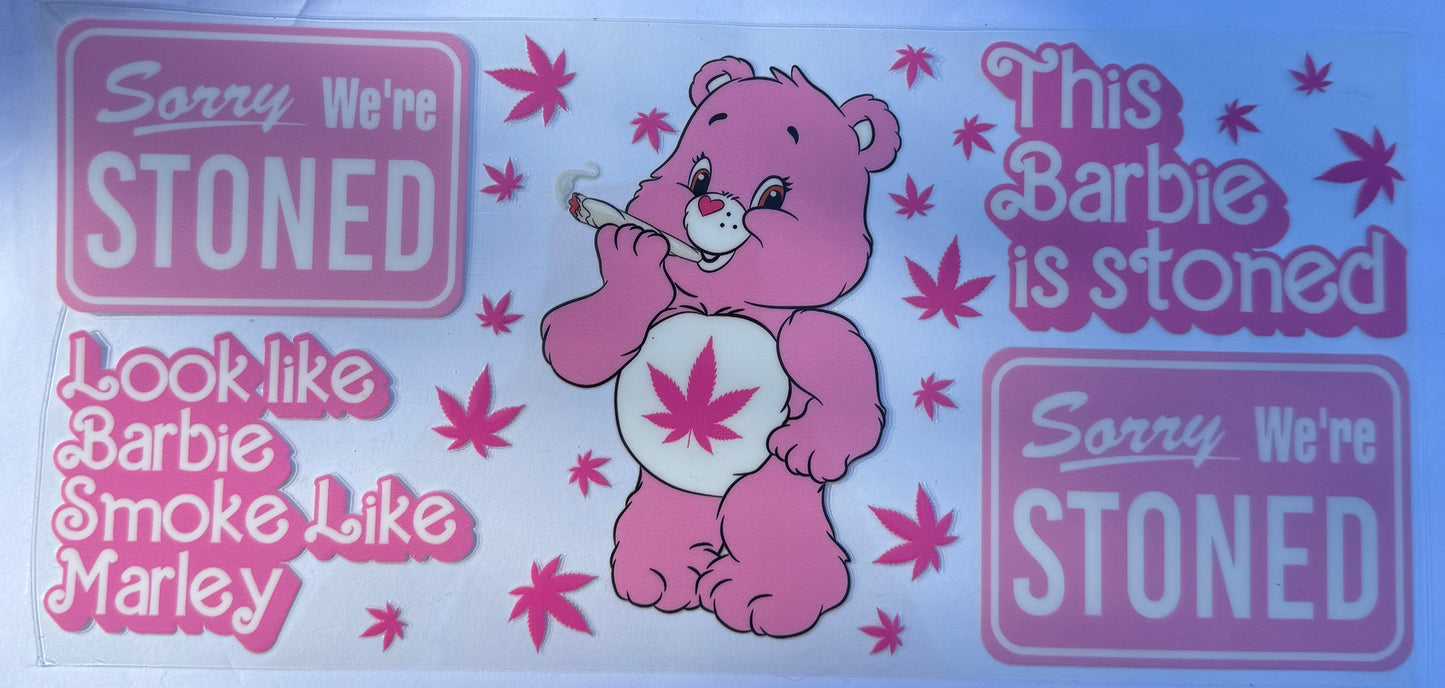 Cup wraps uvdtf Care Bears weed