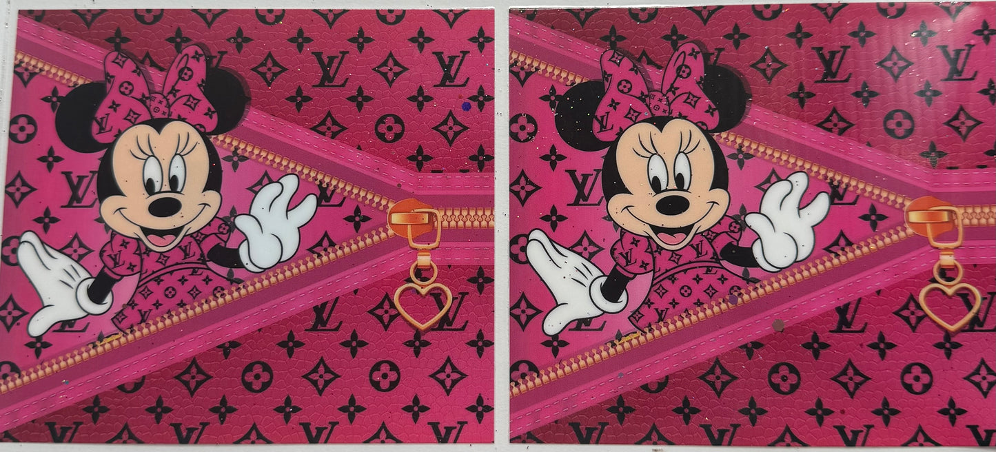 Cup wraps uvdtf lv Mickey pink