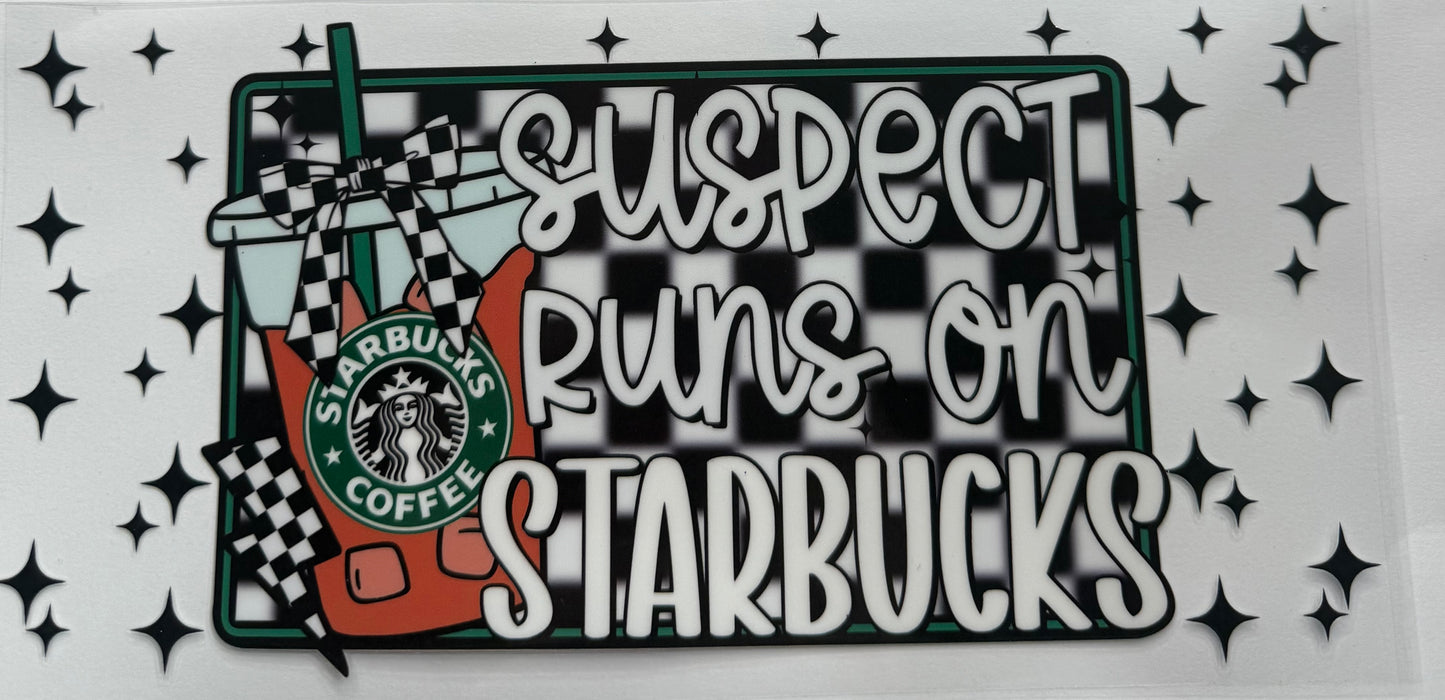 Cup wraps uvdtf suspect runs on Starbucks