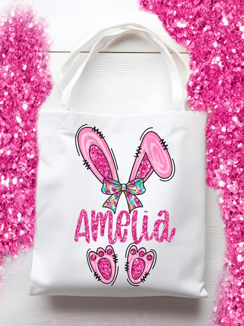 Custom Easter kids t-shirt and tote bag