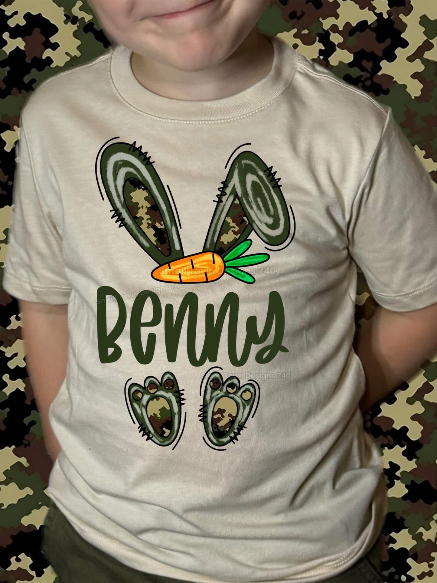 Custom Easter kids t-shirt and tote bag