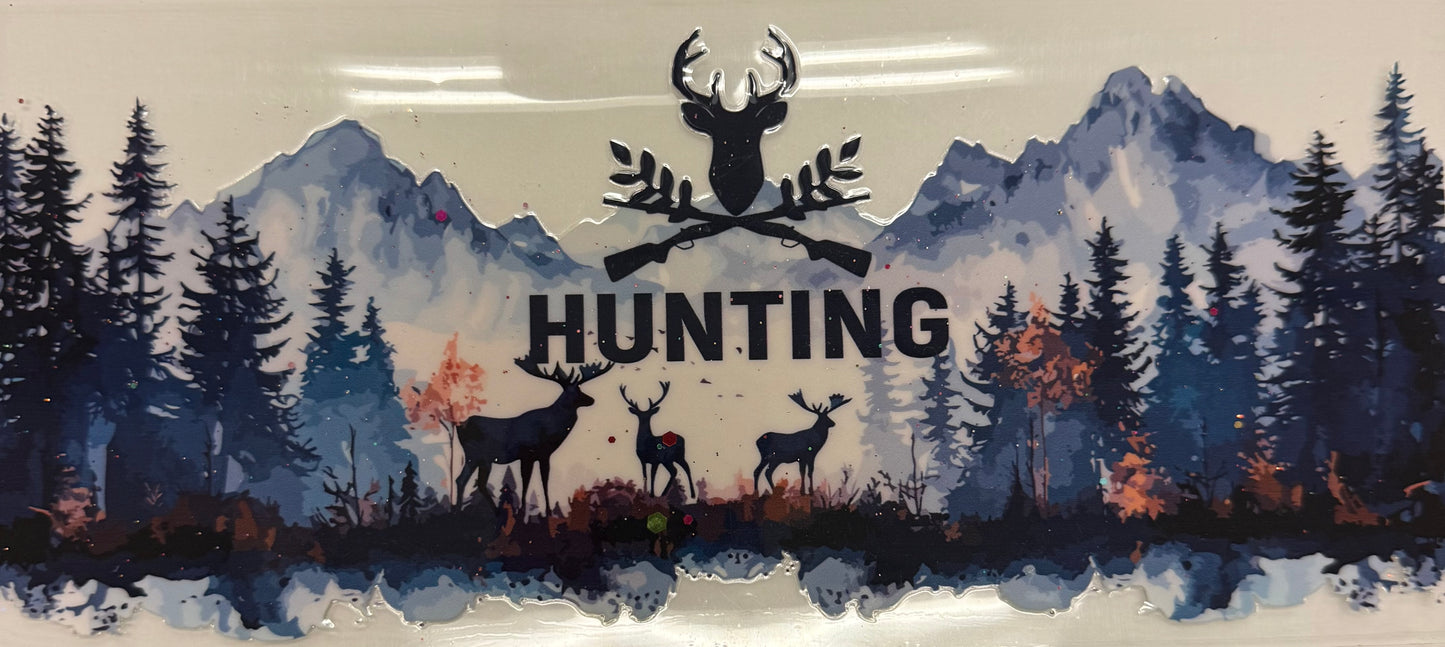 Cup wraps uvdtf hunting deer