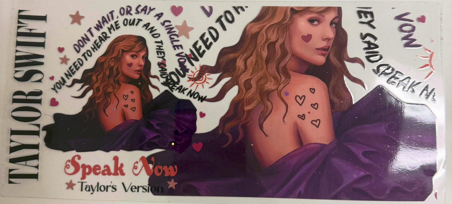 Cup wraps uvdtf Taylor swift