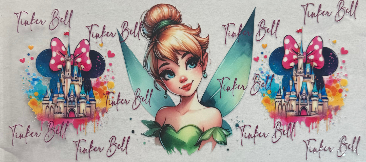 Cup wrap dtf Tinkerbell