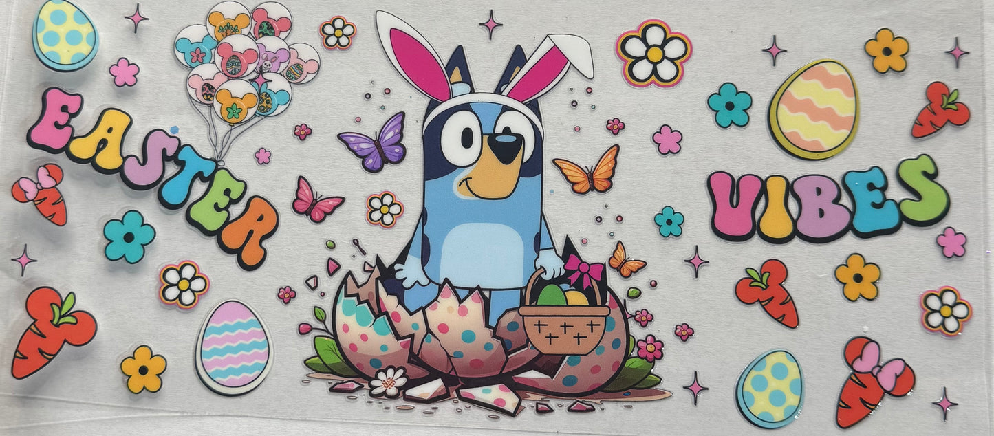 Cup wrap dtf Bluey