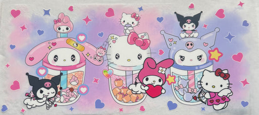 Cup wrap dtf Hello kitty