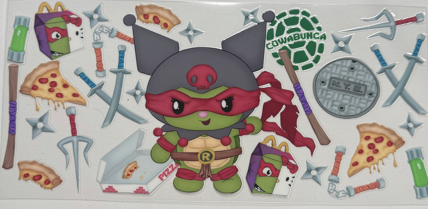 Cup wraps uvdtf hello kitty ninja turtle red McDonald’s collab