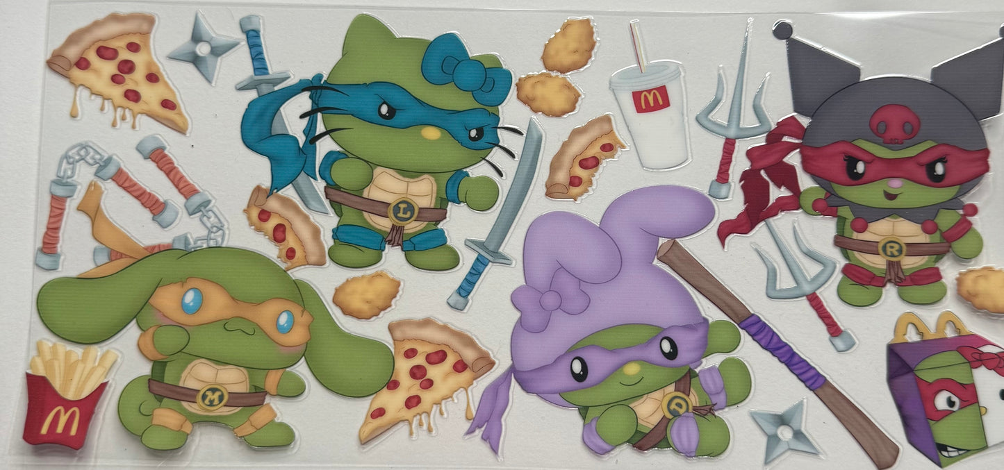 Cup wraps uvdtf Hello kitty Ninja turtles McDonald’s collab
