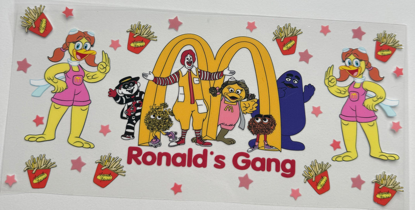 Cup wraps uvdtf McDonald’s gang