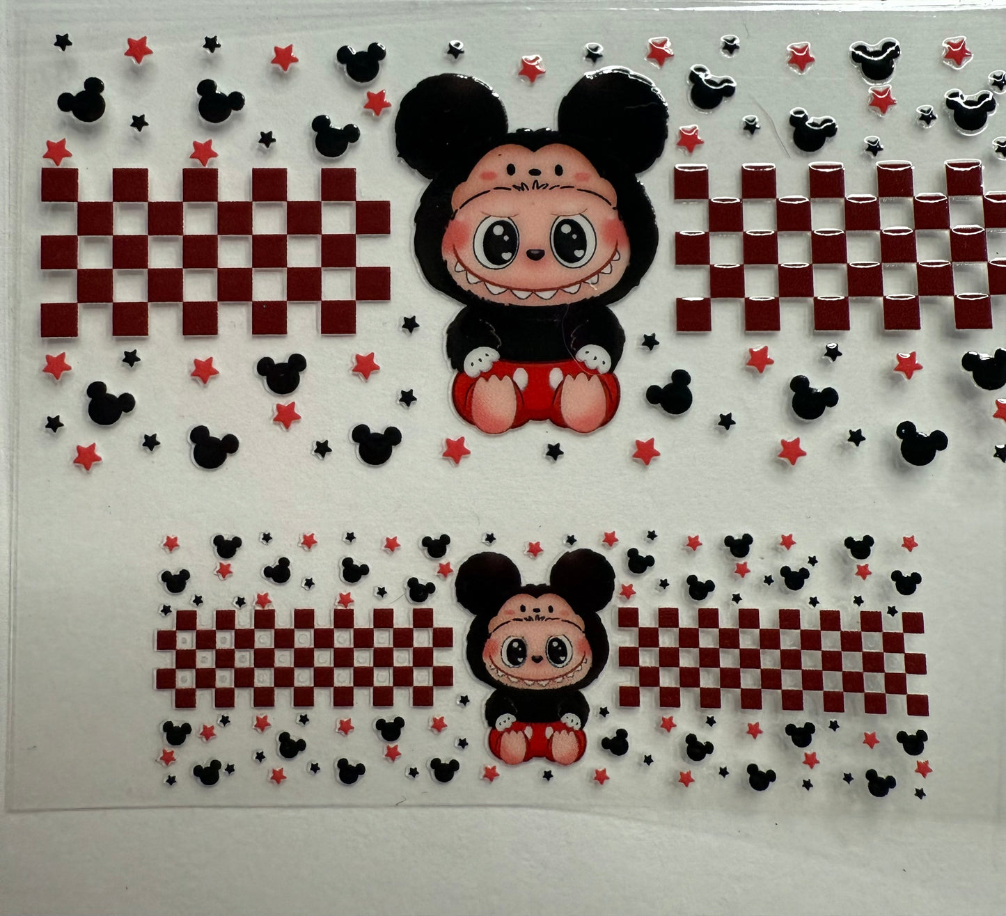 Uvdtf wraps Mini Stanley labubu Mickey Mouse