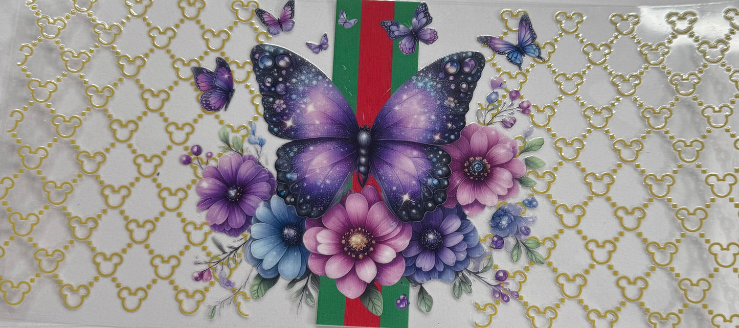 Cup wraps uvdtf Gucci butterfly with Mickey heads