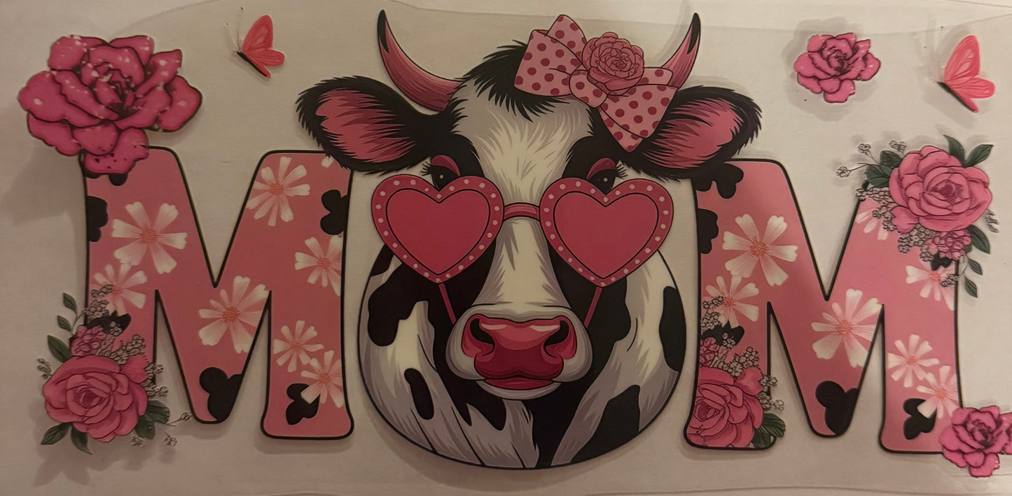 Cup wraps uvdtf mom with cow