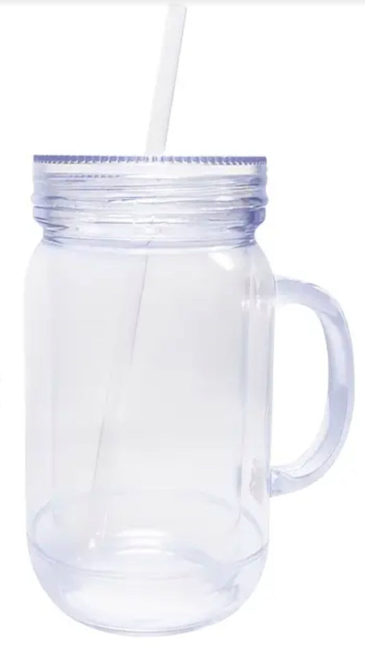 20oz snow globe mason Jar(non fillable)