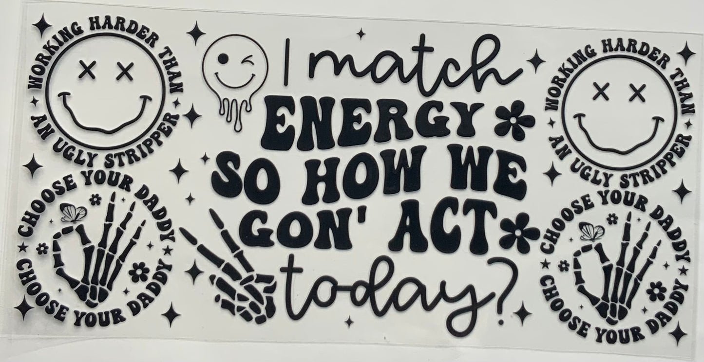 uvdtf transfer wrap match energy smiley skull hand