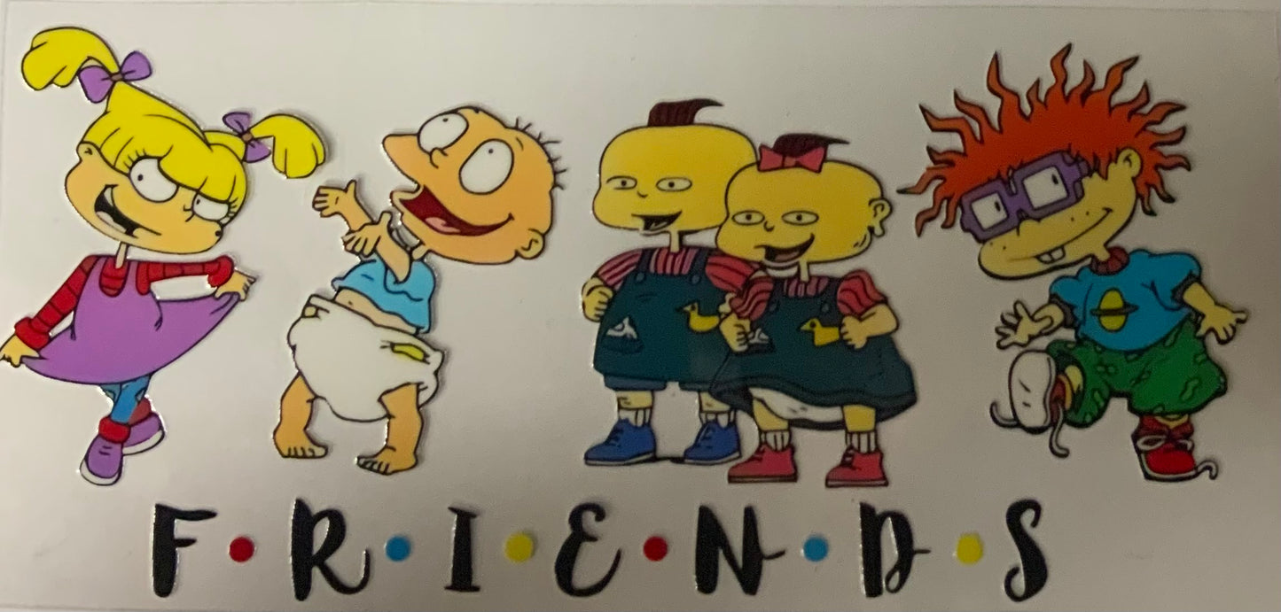 uvdtf transfer wrap rugrats friends