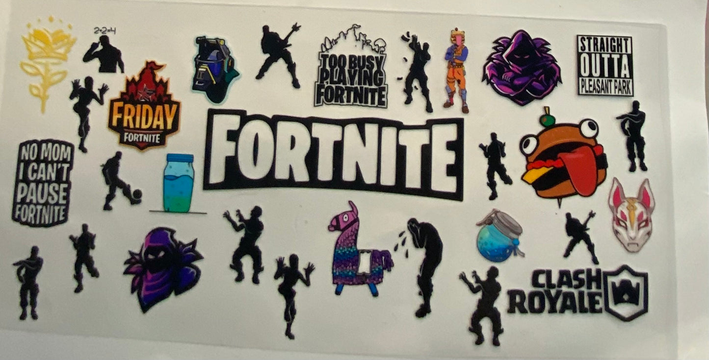 uvdtf transfer wrap Fortnite clash