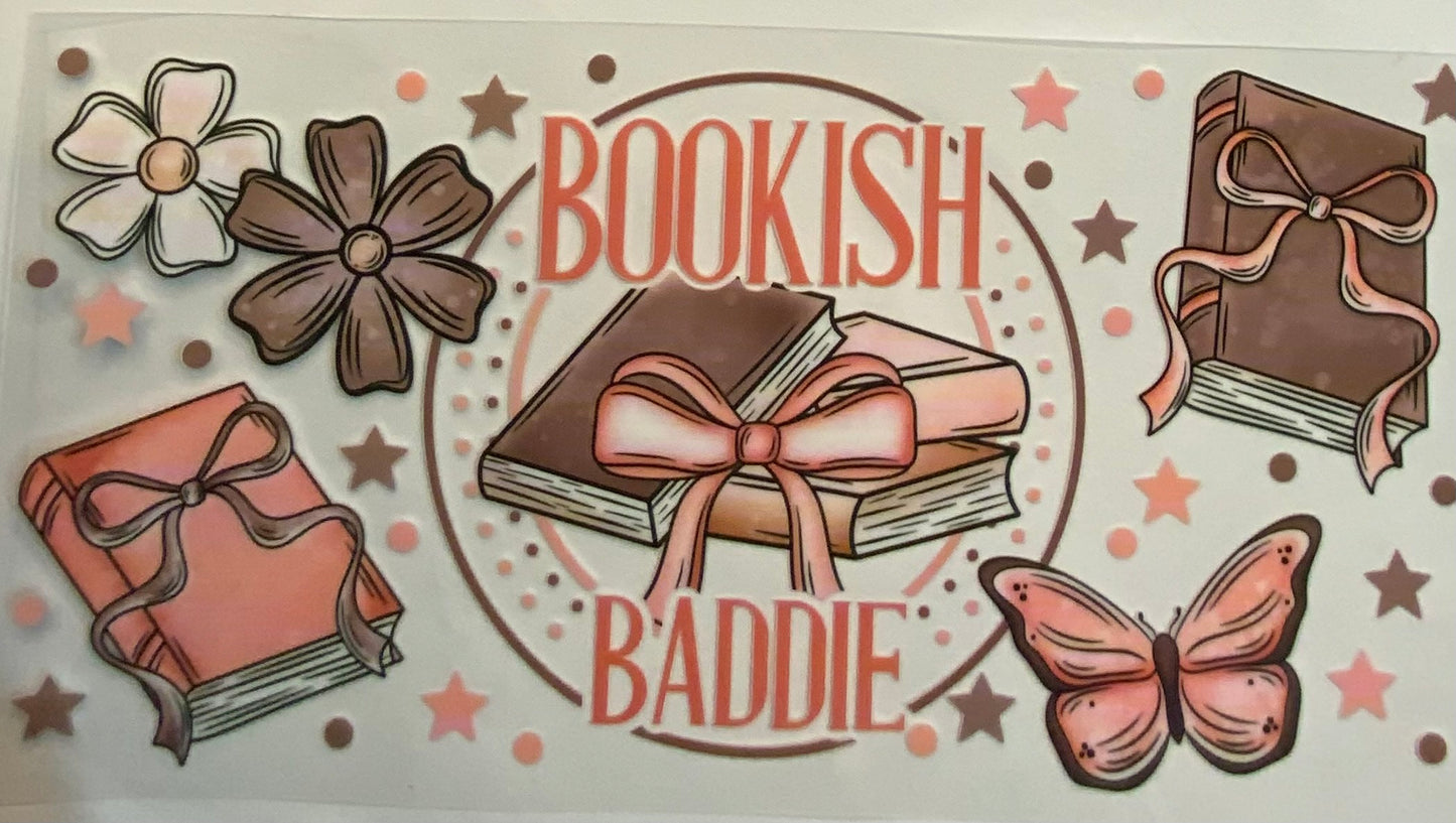 uvdtf transfer wrap bookish baddie