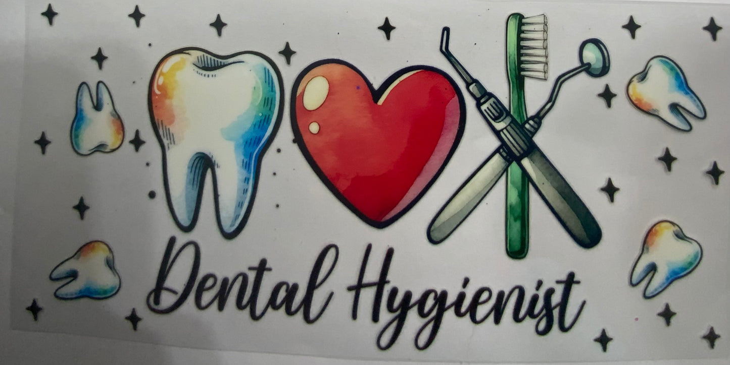 Cup wraps uvdtf Dental hygienist