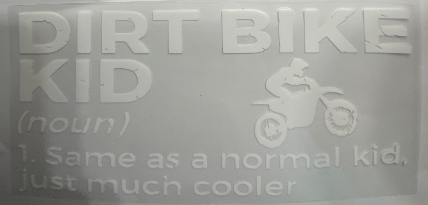 Cup wraps uvdtf dirt bike kid dirt bike