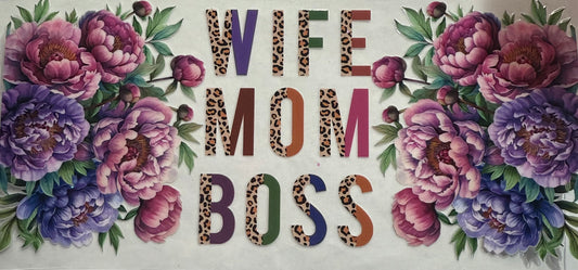 uvdtf  transfer wrap Wife mom boss