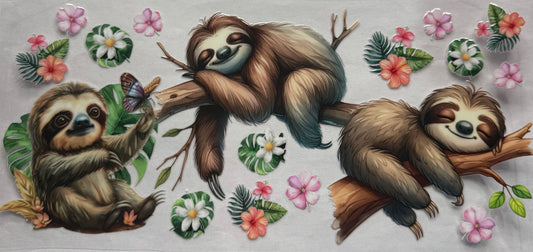uvdtf  transfer wrap sloth