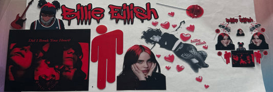 uvdtf  transfer wrap Billie Eilish matching topper