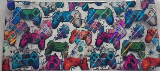 uvdtf  transfer wrap Holo gaming controller