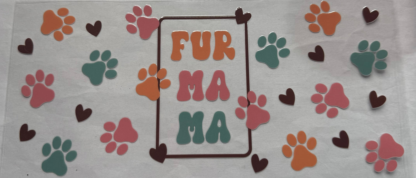 uvdtf  transfer wrap fur mama