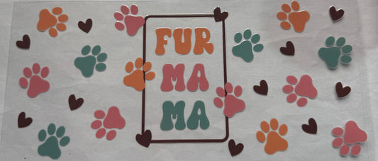 uvdtf  transfer wrap fur mama