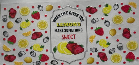 uvdtf  transfer wrap Lemons