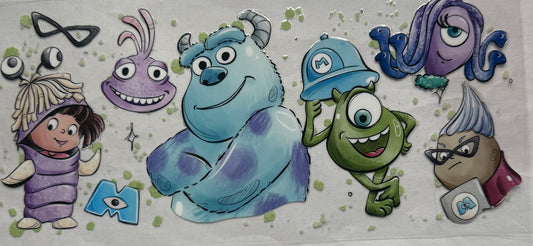 uvdtf  transfer wrap monsters Inc. the movie