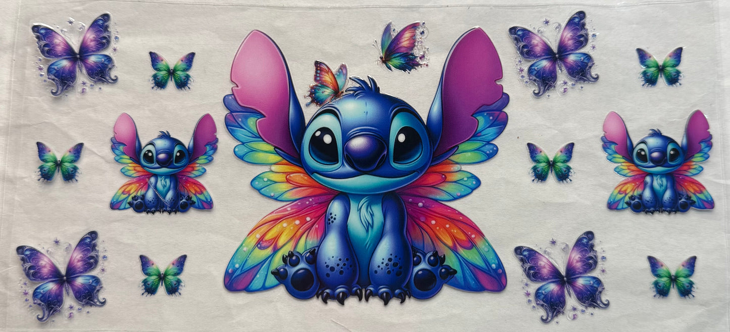 uvdtf  transfer wrap butterfly stitch rainbow